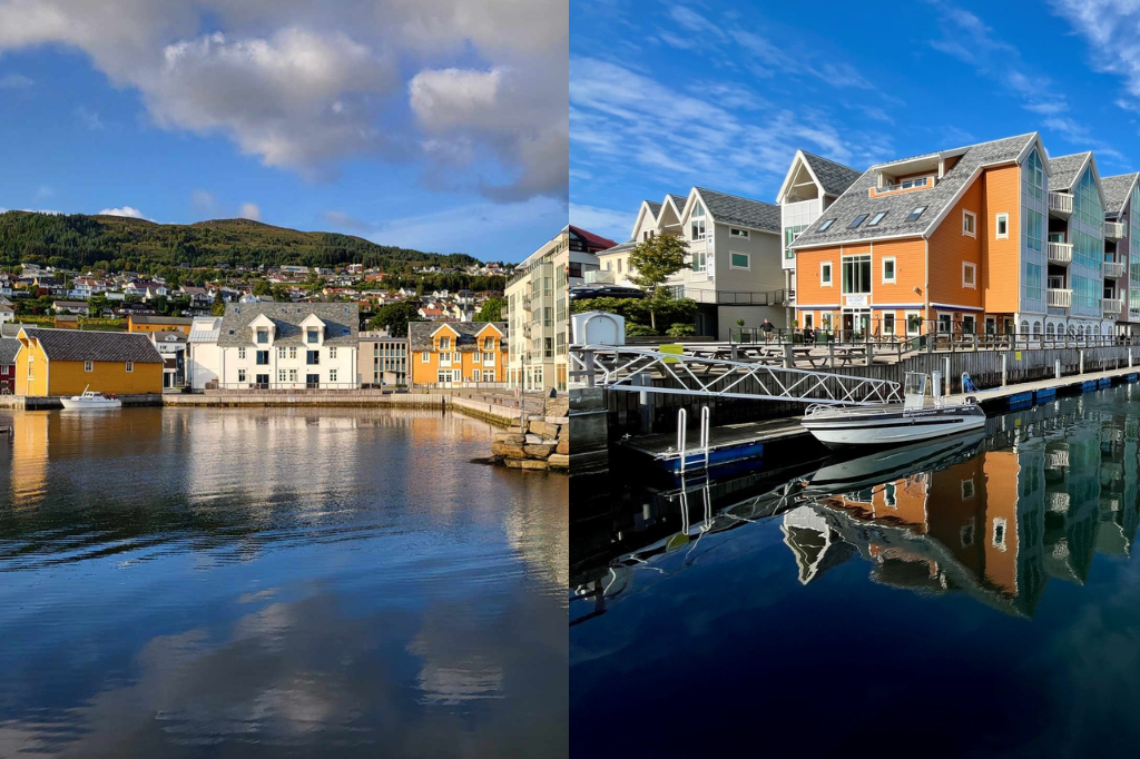 Ulstein og Herøy – fjord, hamn og tettstad